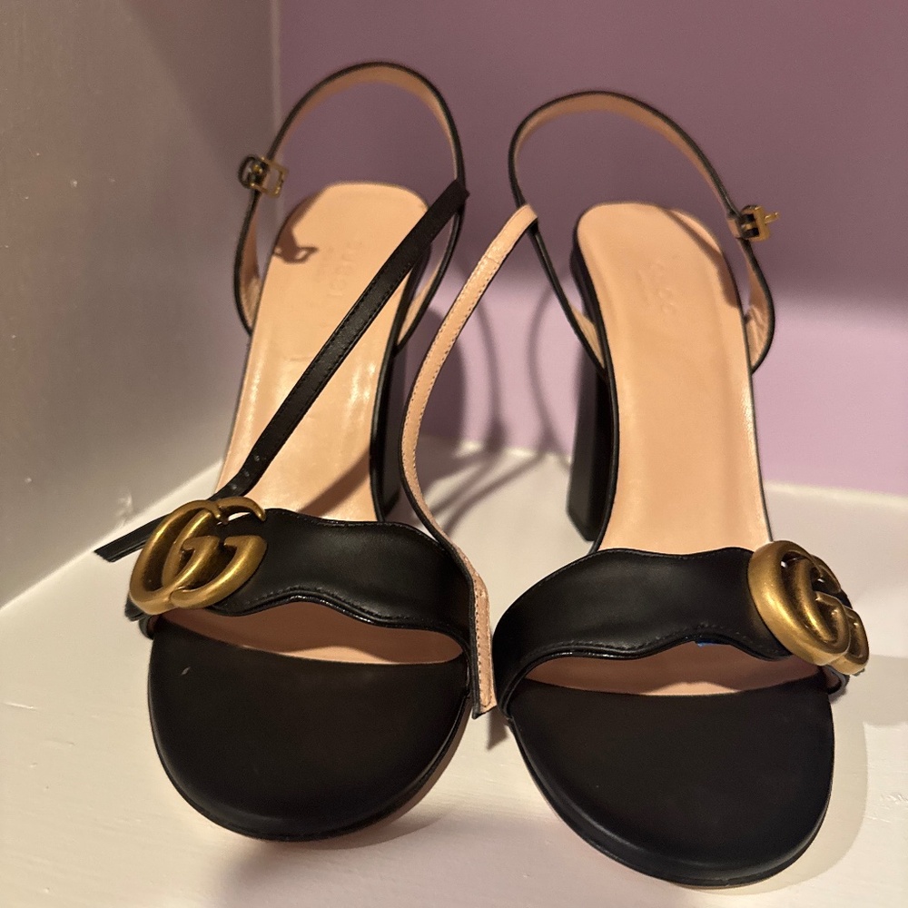 Gucci GG 105mm Heeled Sandal